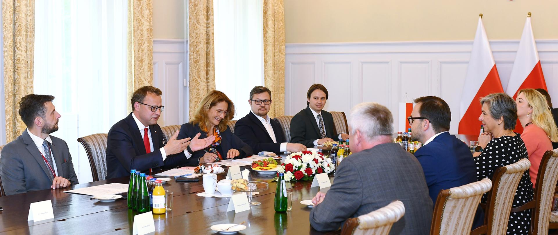 Spotkanie Wiceministra Marcina Romanowskiego z politykami Brandenburgii