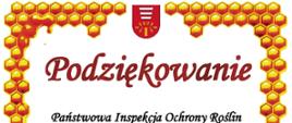 Podziękowanie od organizatorów dla PIORiN Dzień Pszczelarza Hańsk