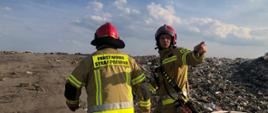 Pożar składowiska odpadów