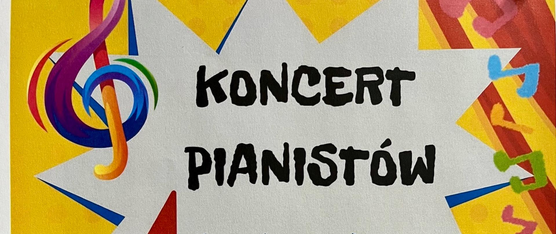 Koncert pianistów - 3 grudnia 2025 r godzina 15:15 aula PSM w Głubczycach