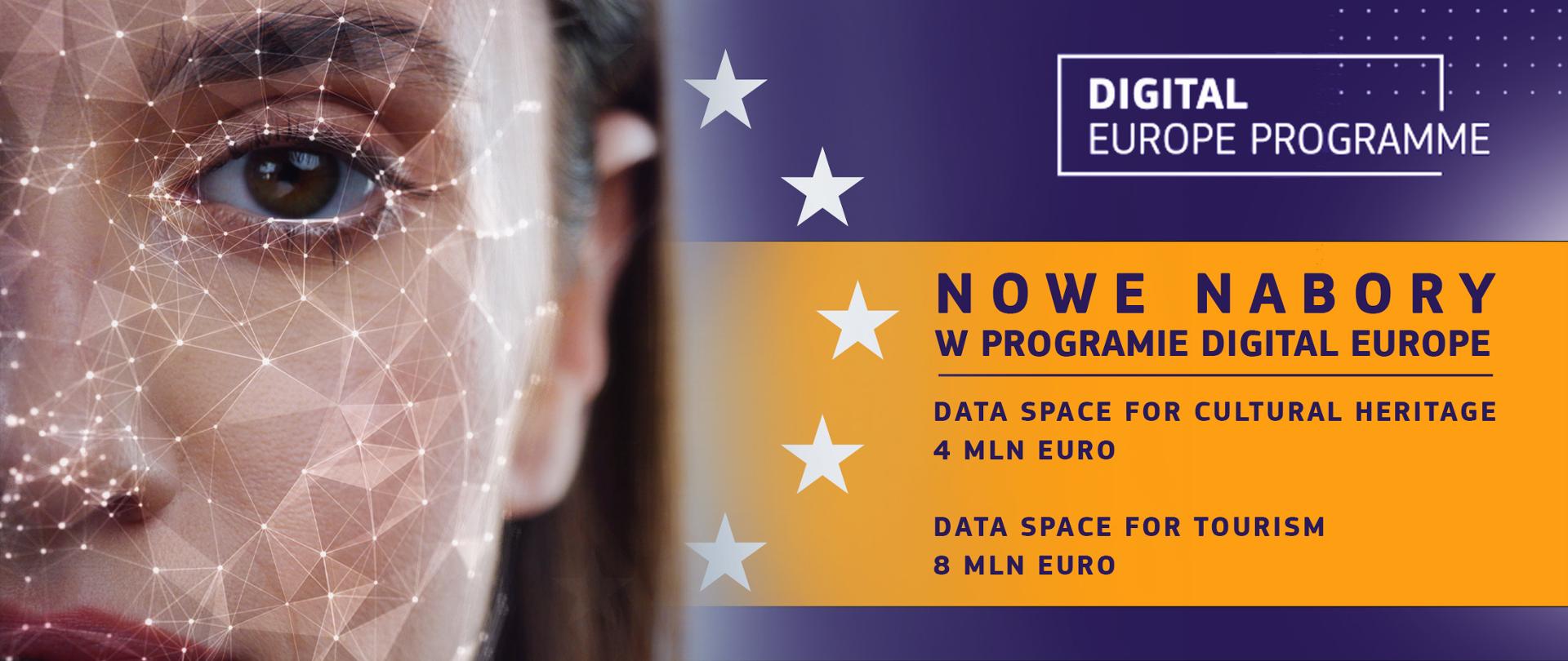 Digital Europe Programm nowe nabory Data Space for Cultural Heritage oraz Data Space for Tourism