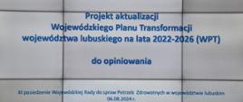 XI posiedzenie Wojewódzkiej Rady do spraw Potrzeb Zdrowotnych