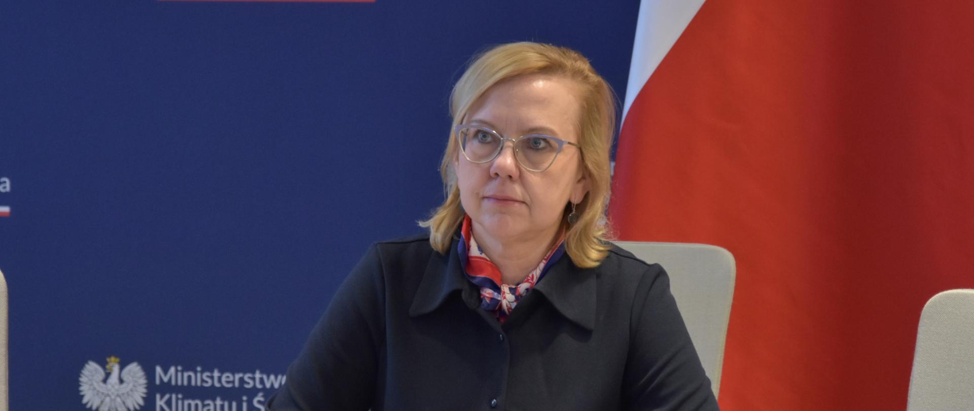 Minister Klimatu i Środowiska Anna Moskwa