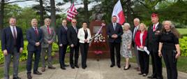 Odsłoniliśmy pomnik gen. Kazimierza Pułaskiego w St. Louis w Stanach Zjednoczonych, fot. MKiDN