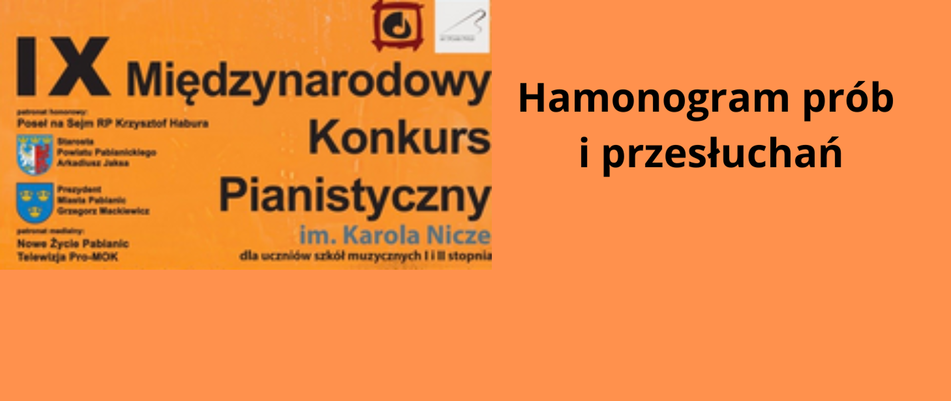 Harmonogram prób