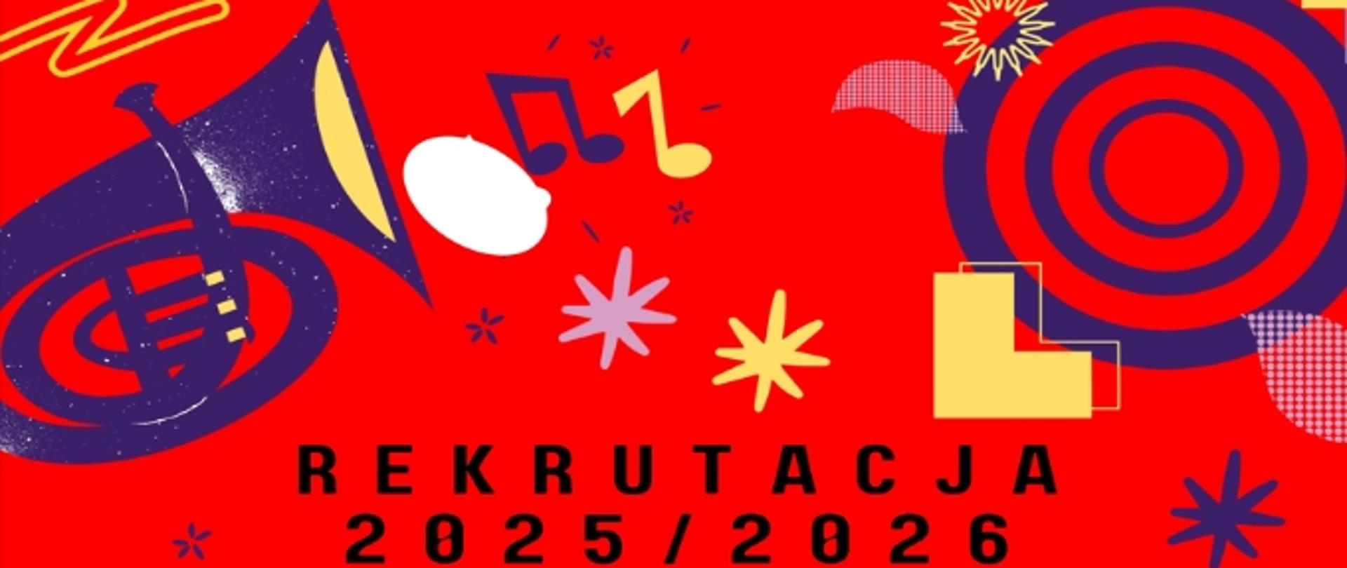 Plakat Rekrutacja 2025/2026