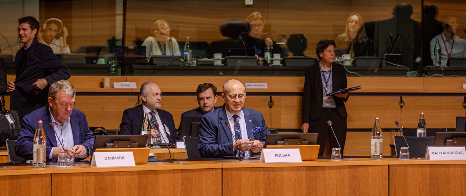 Minister Rau at the FAC meeting in Luxembourg