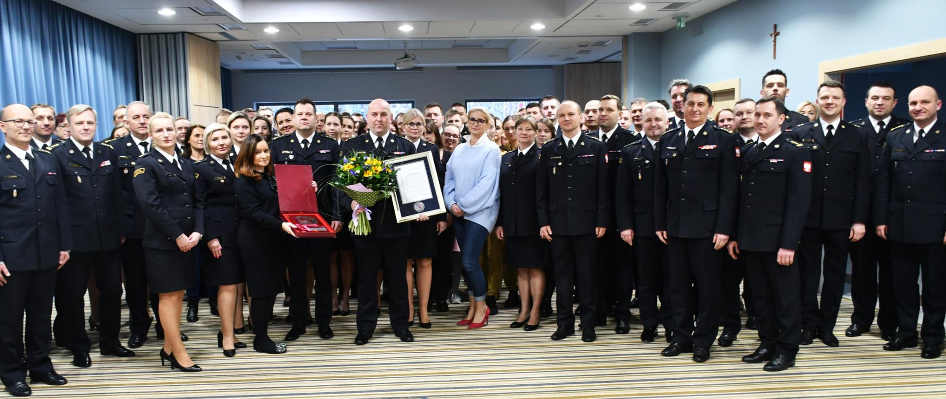 Podziękowanie za wieloletnią służbę Zastępcy Mazowieckiego Komendanta Wojewódzkiego PSP