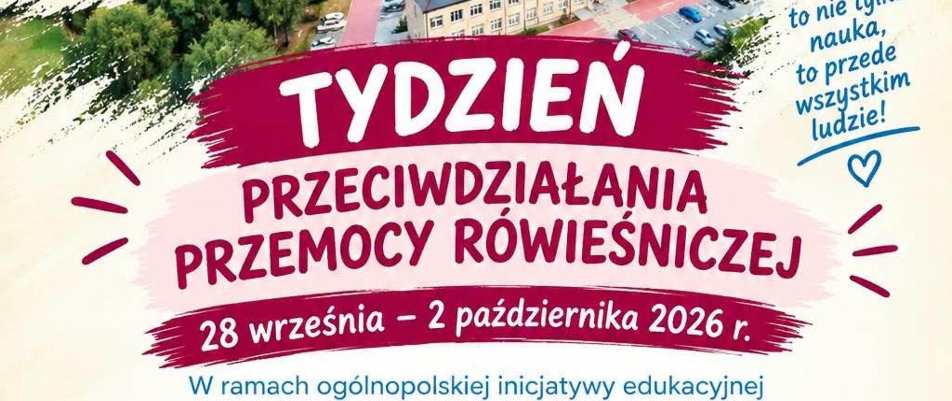 Tydzień przeciwdziałania przemocy rówieśniczej 