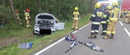 ZDERZENIE SAMOCHODU CIEŻAROWEGO Z SAMOCHODEM OSOBOWYM NA DK 78 W MIEJSCOWOŚCI KLISZÓW POWIAT PIŃCZOWSKI