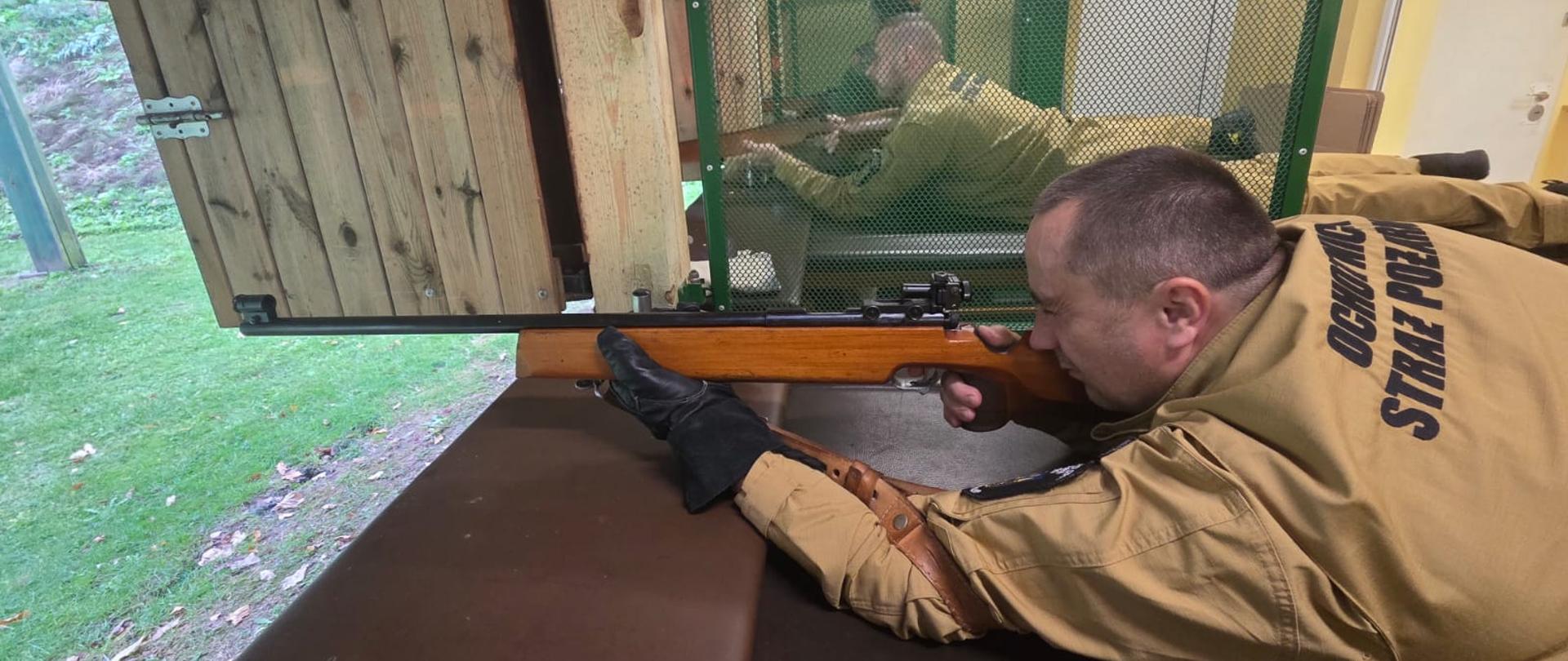 STRAŻACKIE ZAWODY STRZELECKIE Z BRONI MAŁOKALIBROWEJ DLA JEDNOSTEK Z TERENU POWIATU