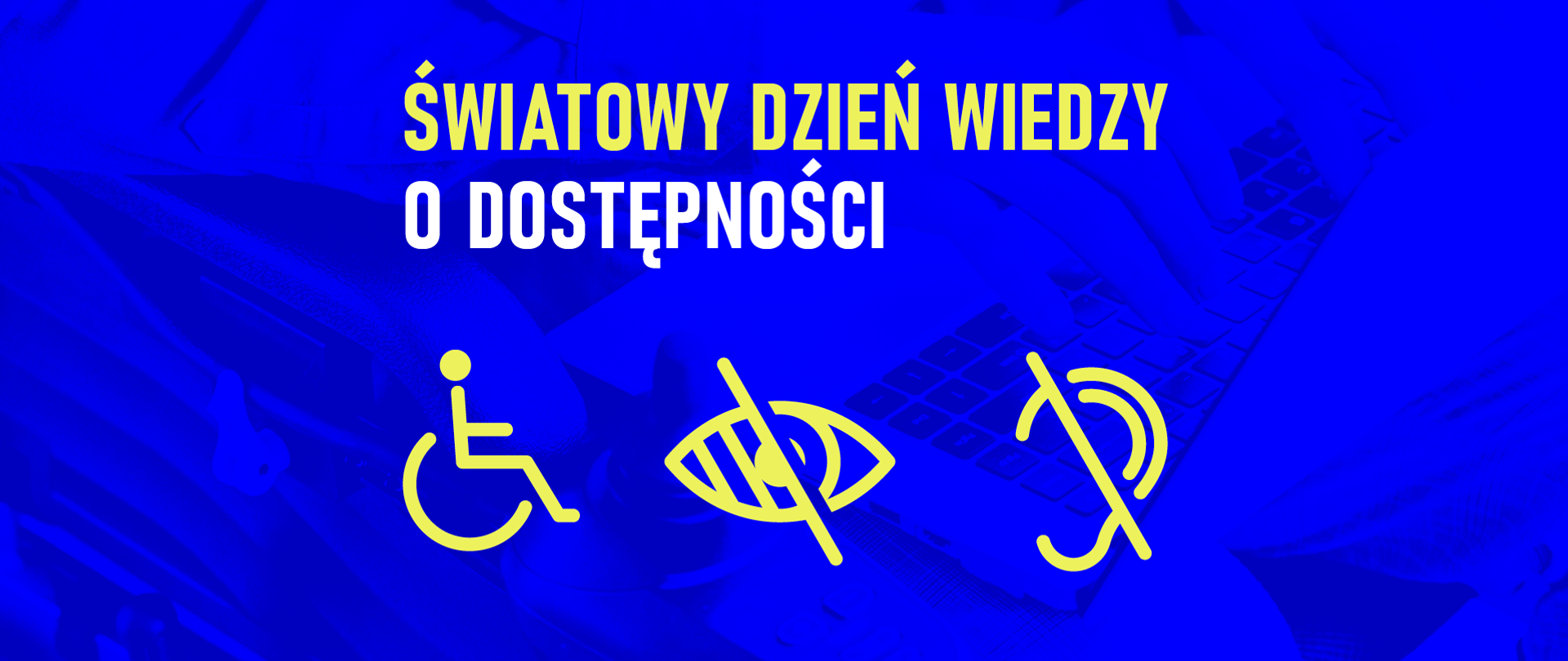Światowy Dzień Wiedzy o dostępności - ikony 