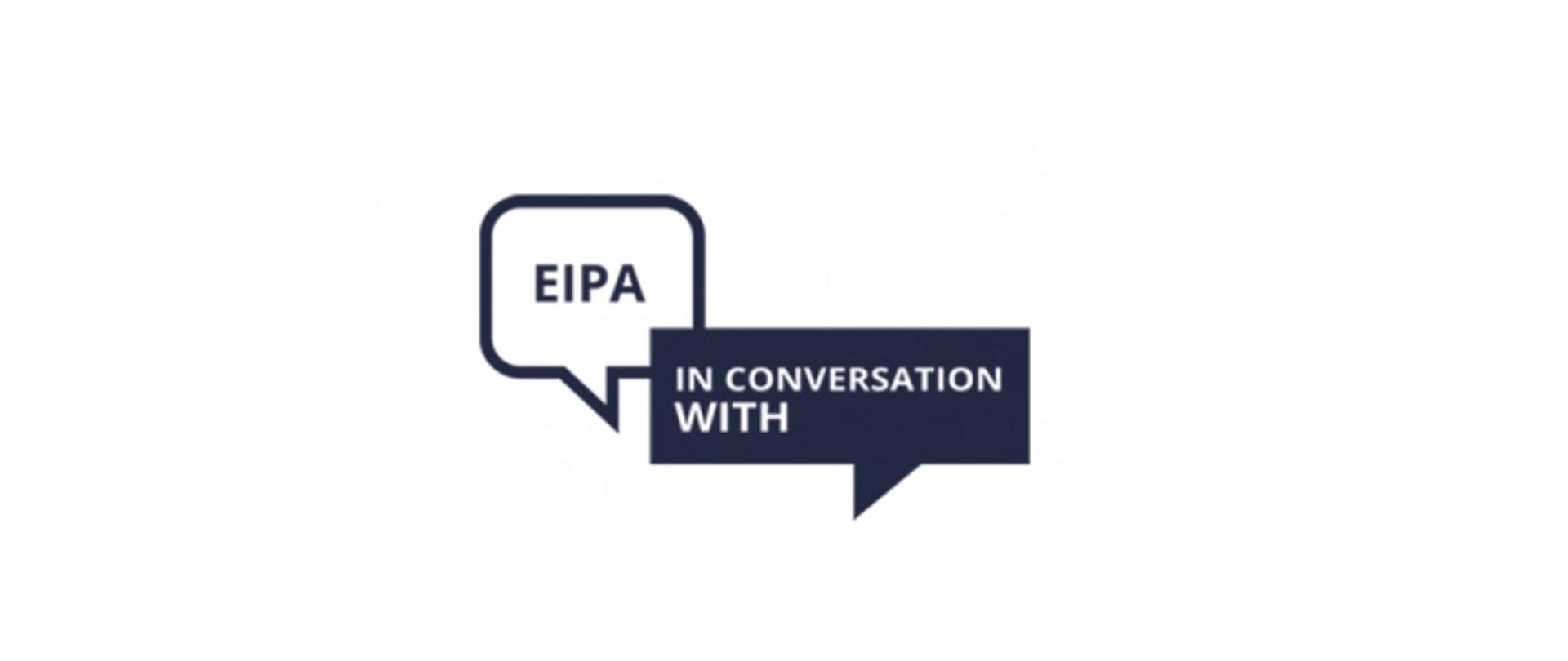 Napis: EIPA in conversation with 
