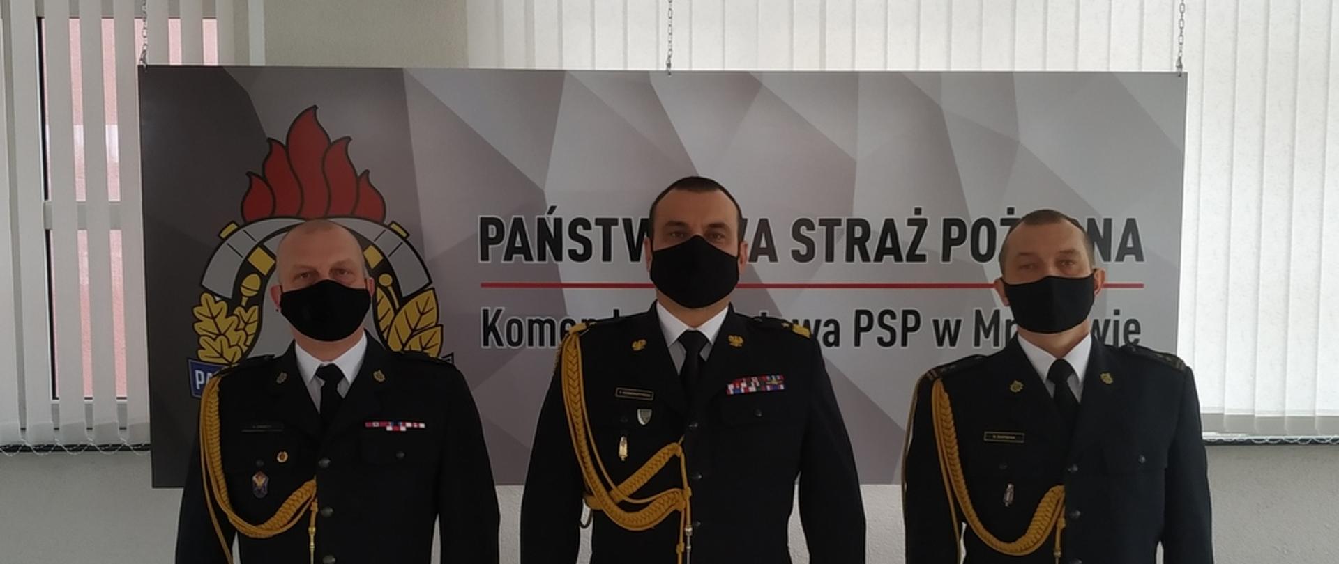 Przekazanie obowiązków Komendanta Powiatowego PSP w Mrągowie