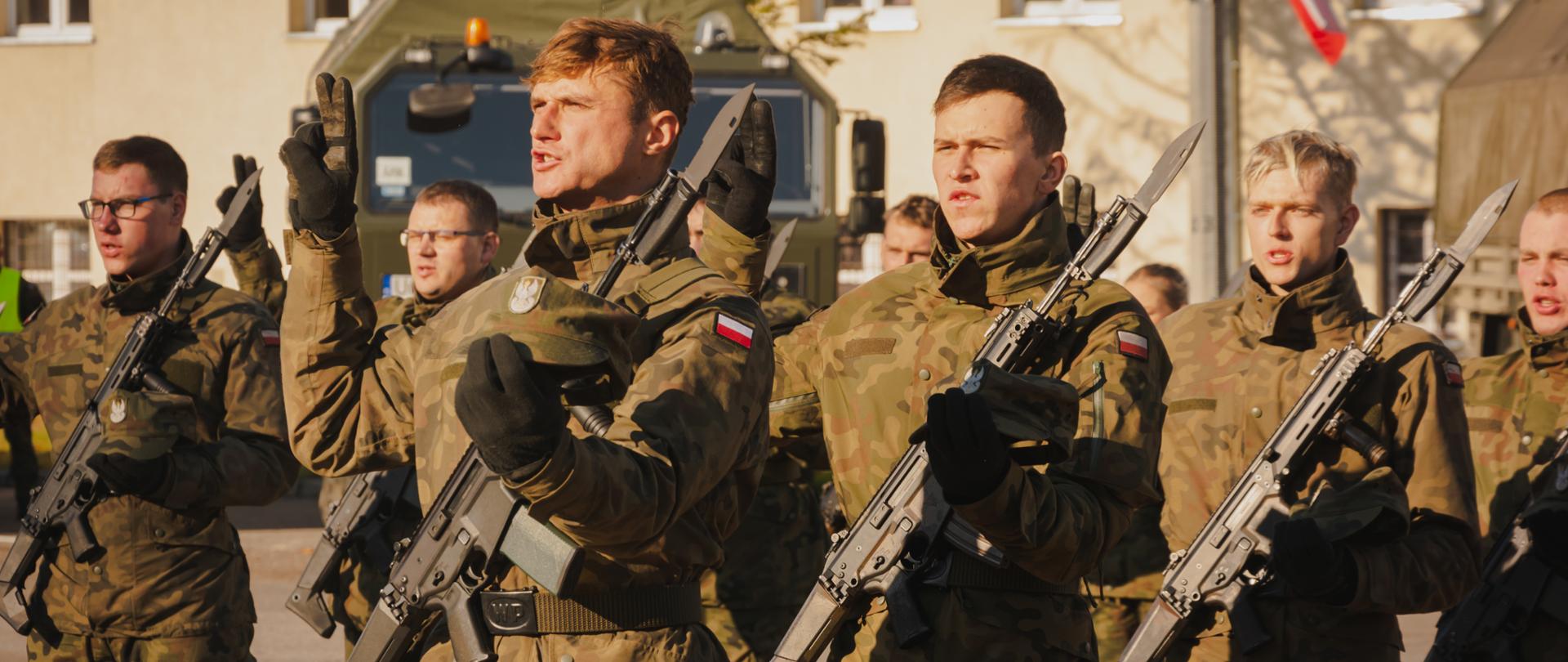 Przysięga wojskowa 1 PBOT