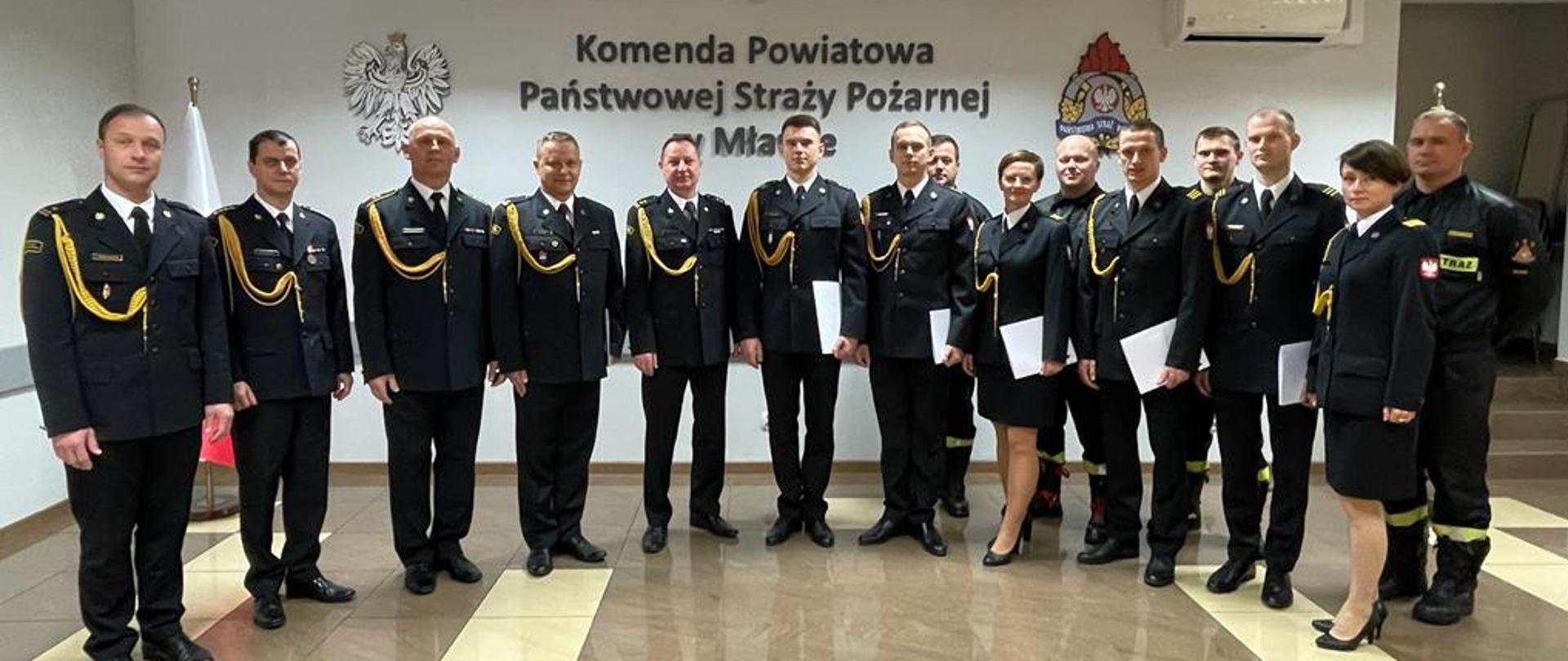 Uroczysta zbiórka i spotkanie wigilijne strażaków.