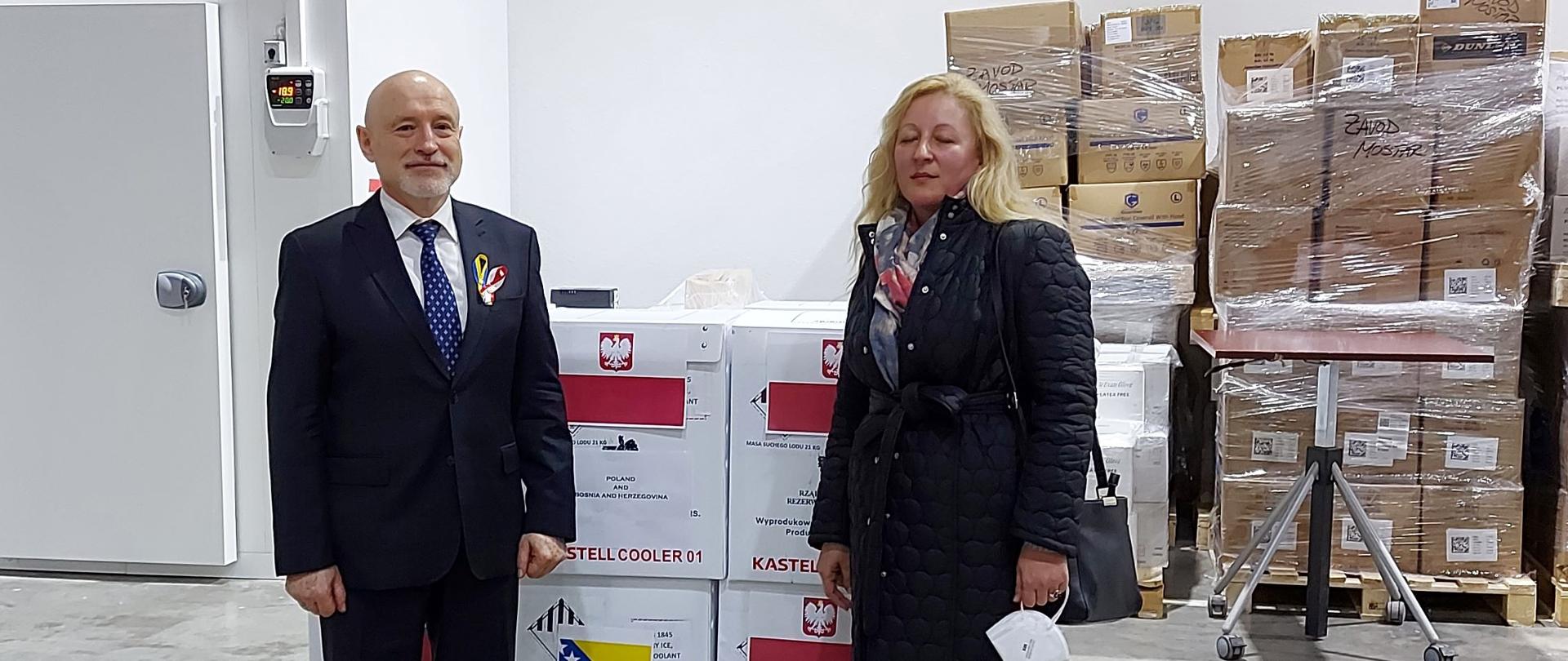 amb. Jarosław Lindenberg, Biljana Čamur Veselinović (fot. Kamil Kalus)