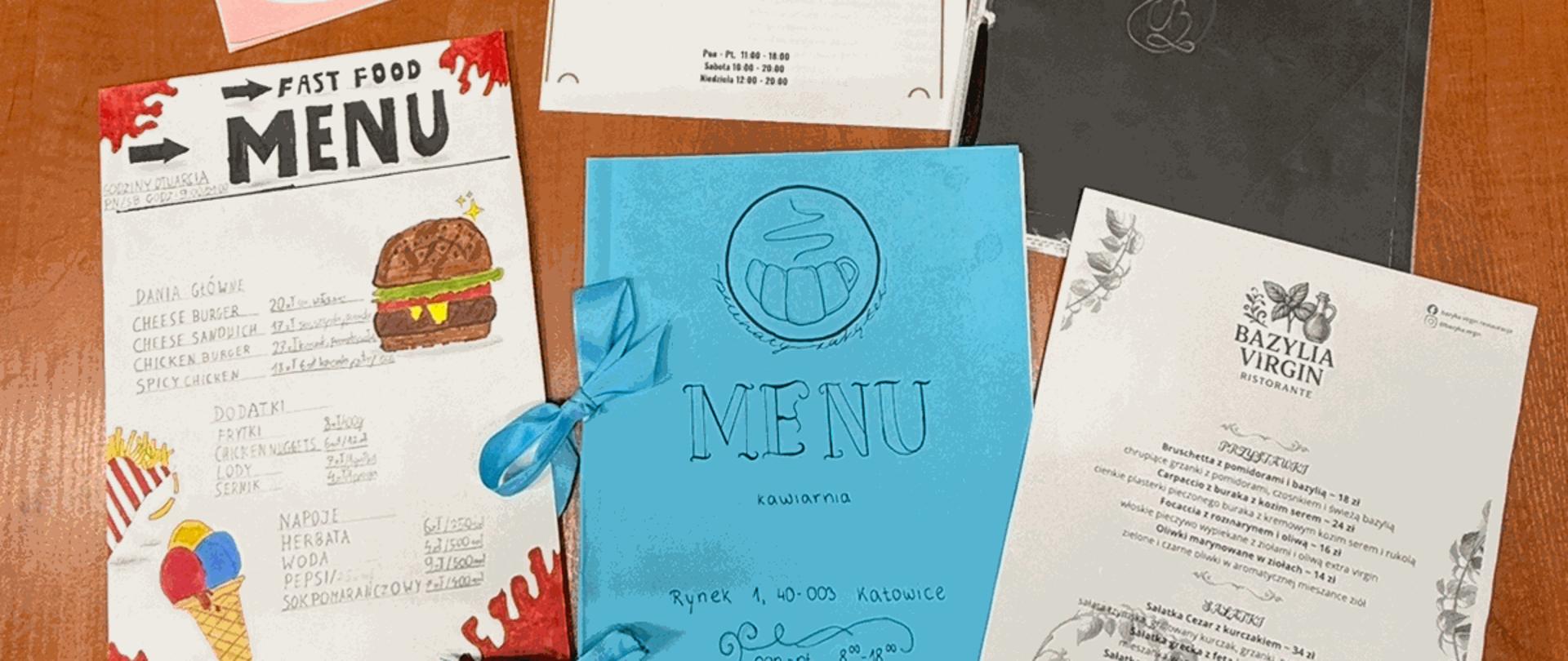 Zajęcia praktyczne - tworzenie menu