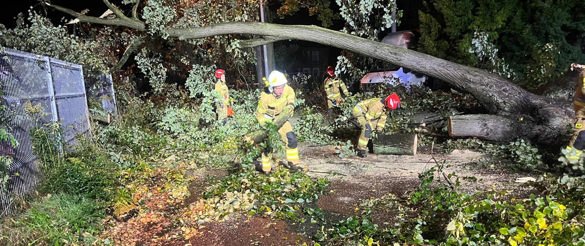 Burza nad powiatem bolesławieckim