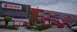 Ćwiczenia gminne na terenie firmy PROTECH