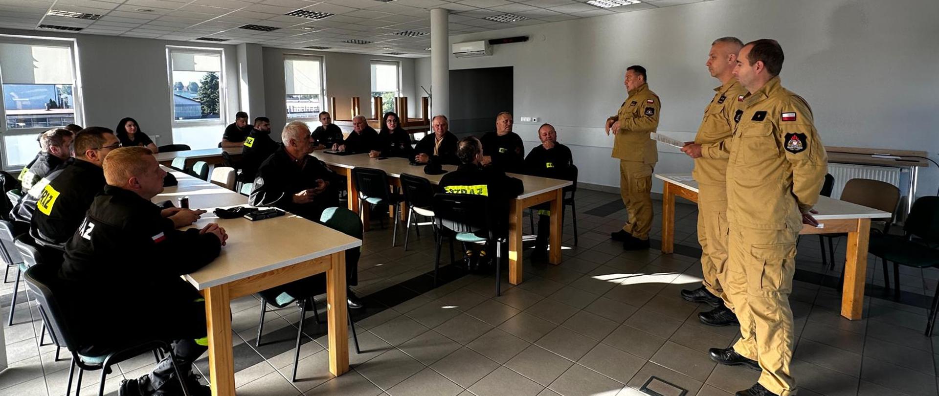 Spotkanie z przedstawicielami jednostek OSP z terenu powiatu kazimierskiego