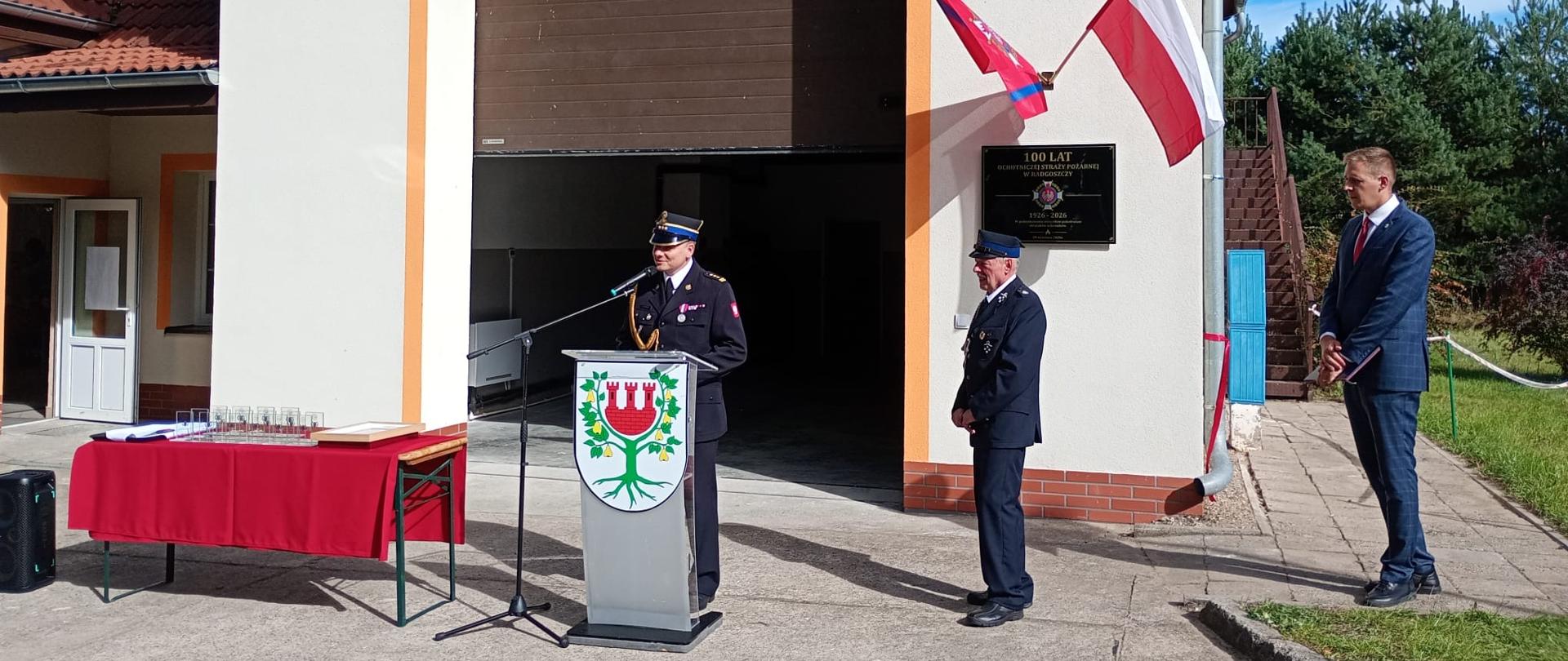 OBCHODY JUBILEUSZU 100 - LECIE POWSTANIA
OCHOTNICZEJ STRAŻY POŻARNEJ W RADGOSZCZY
