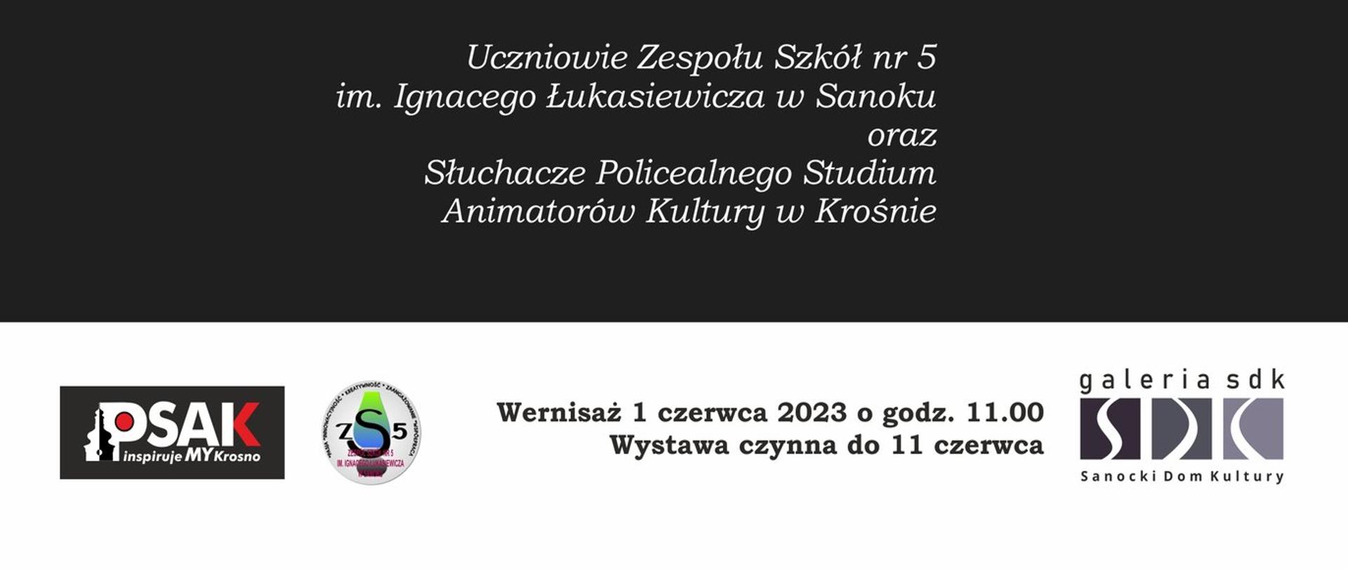 Plakat informujący o wystawie fotograficznej pt. "Zainspirowani". 