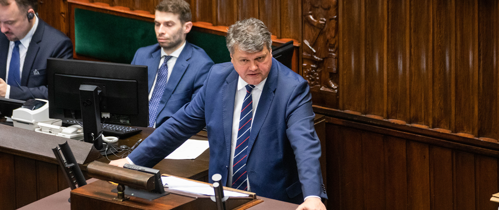 Wiceminister Maciej Wąsik.