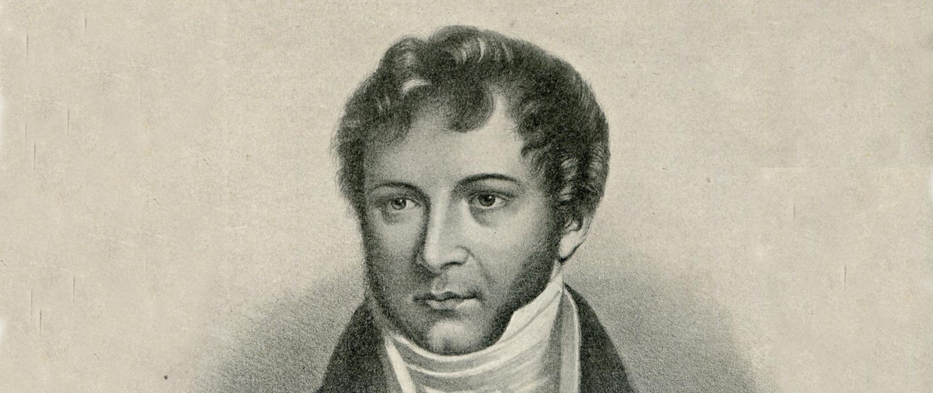 Zdjęcie przedstawiające Michała Kleofasa Ogińskiego (polityka, muzyka, pisarza)