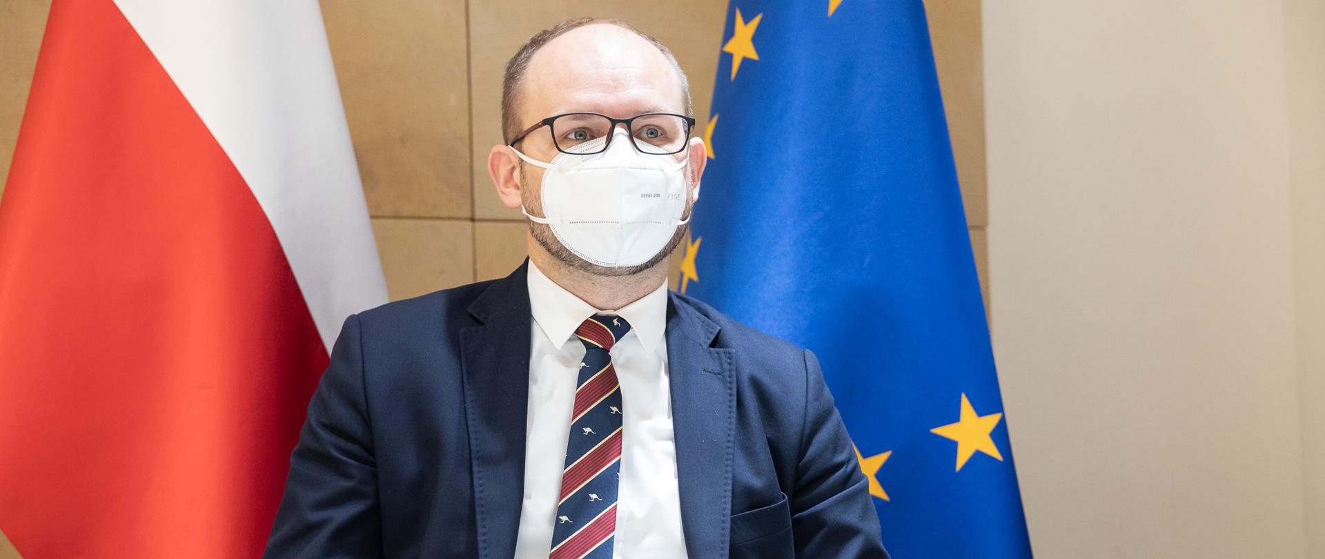 2020.11.30 Warszawa . Minister Marcin Przydacz . Wideokonferencja OSCE .
Fot. Tymon Markowski / MSZ