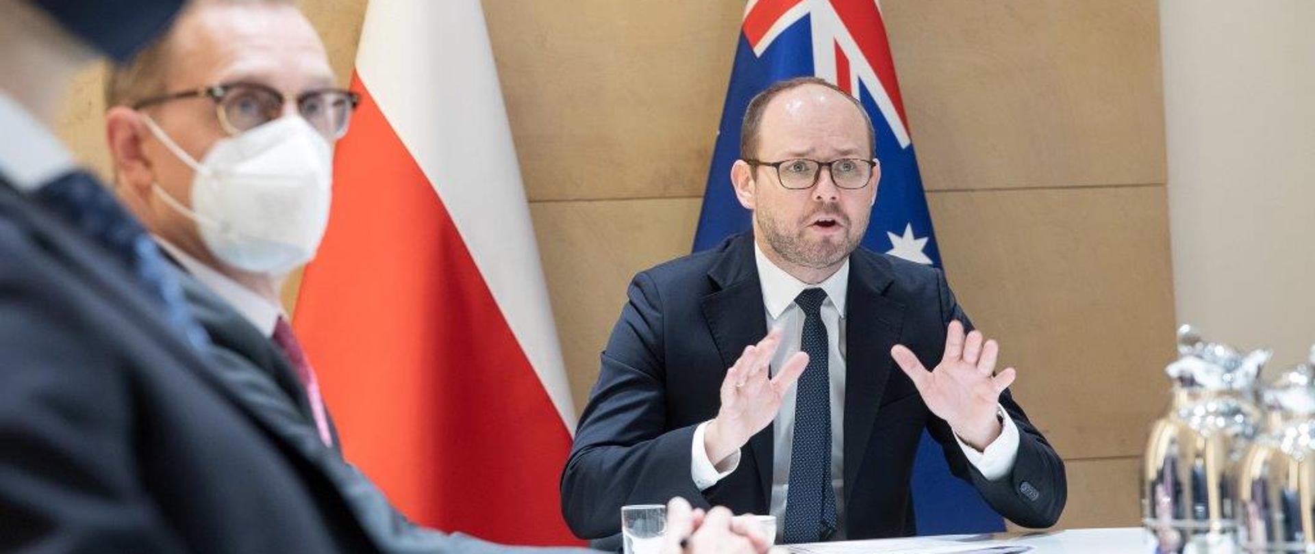 Konsultacje wiceministra Marcina Przydacza z Australią