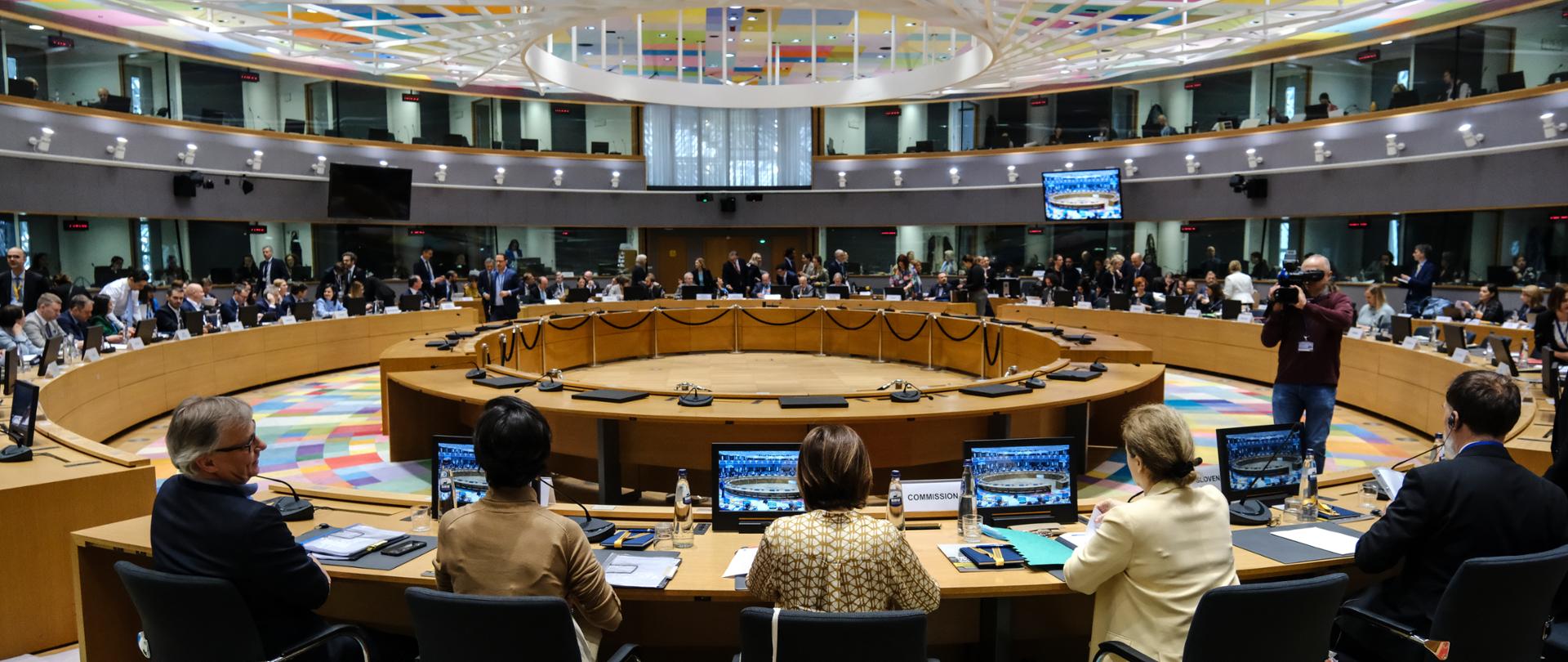 Wsparcie dla kultury i sektorów kreatywnych na Ukrainie – wystąpienie wicepremiera Piotra Glińskiego podczas obrad Rady UE, fot. Unia Europejska