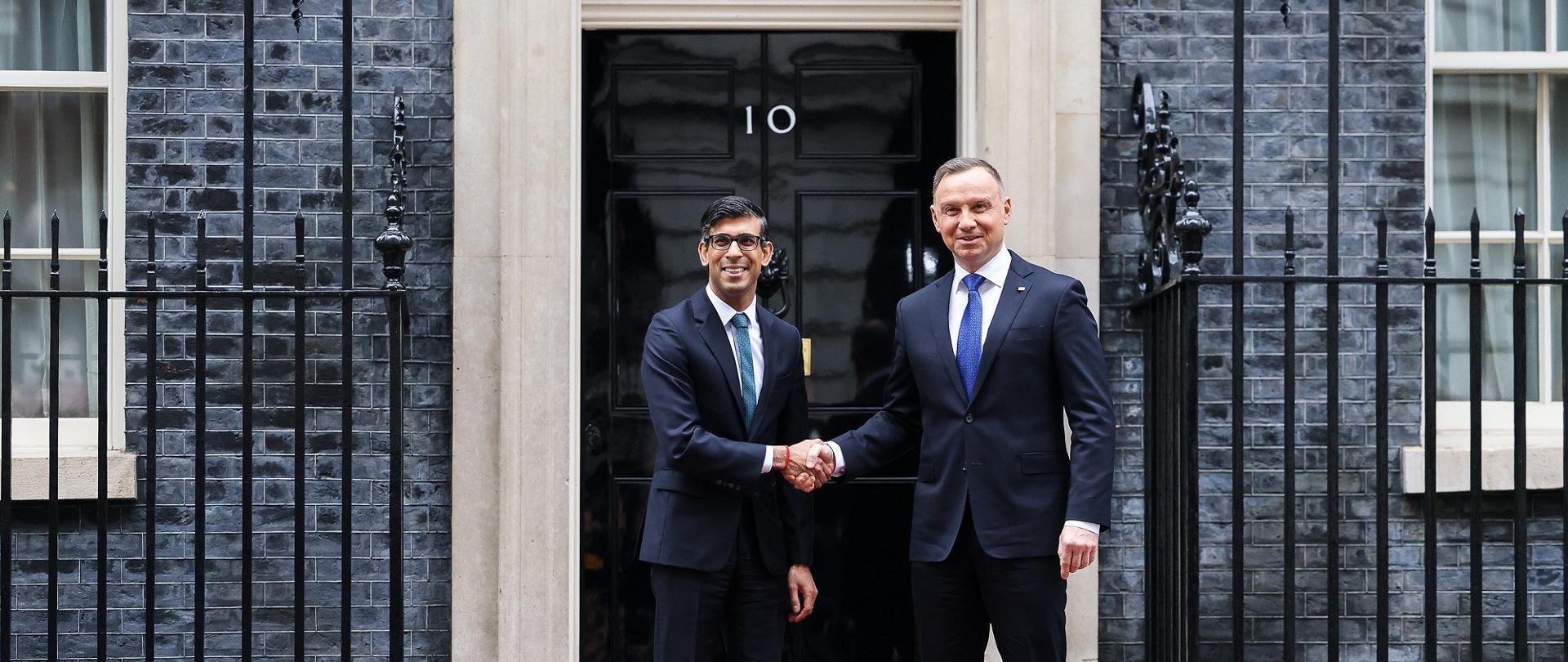 Meeting between President Andrzej Duda and Prime Minister Rishi Sunak