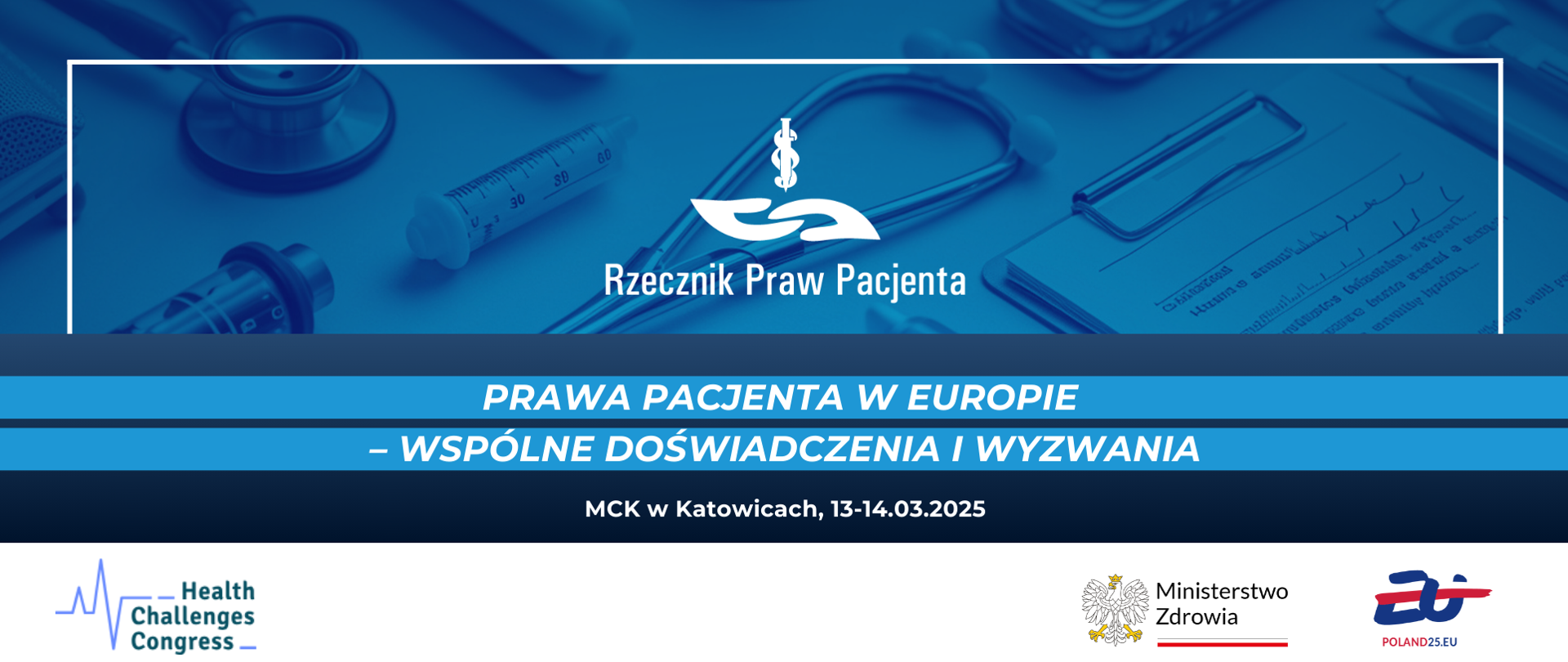 Grafika przedstawia tytuł panelu organizowanego w Katowicach 