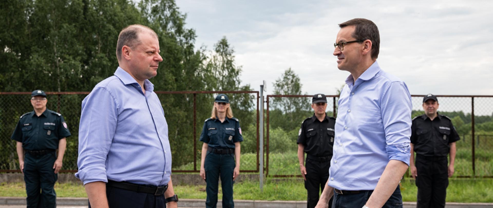 Premierzy Polski i Litwy. 