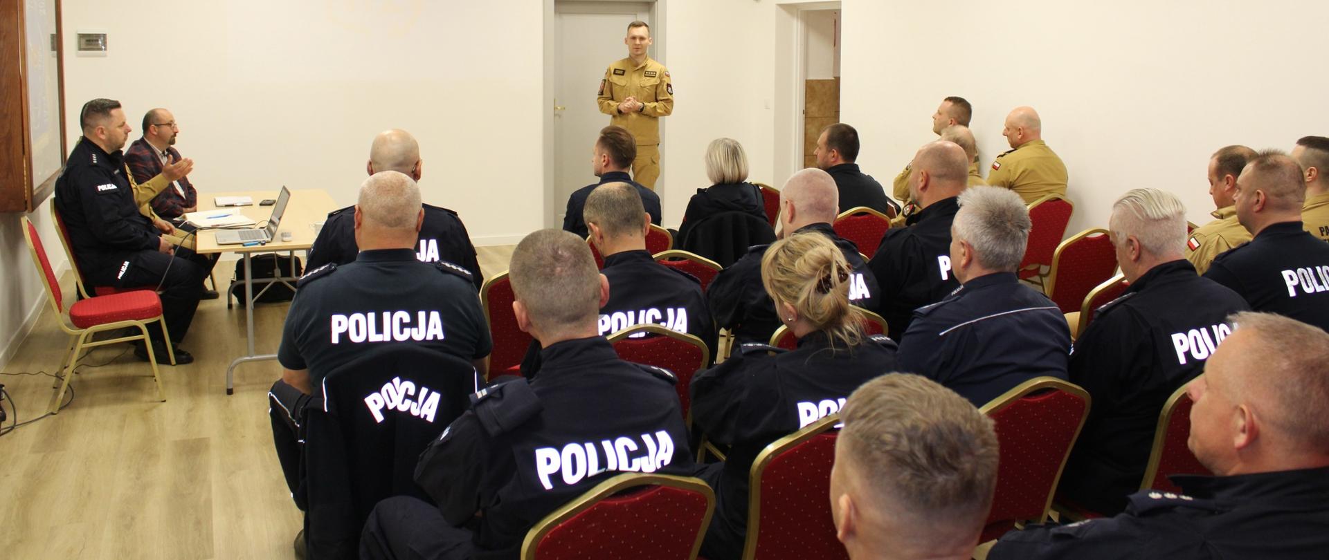 Uczestnicy szkolenia dyżurnych 