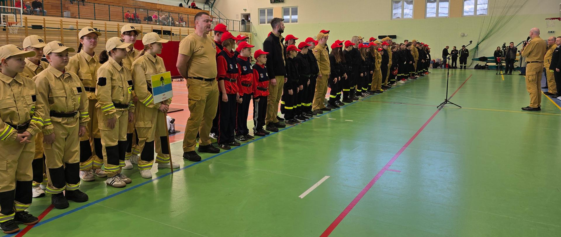 Halowe młodzieżowe zawody sportowo-pożarnicze w powiecie działdowskim