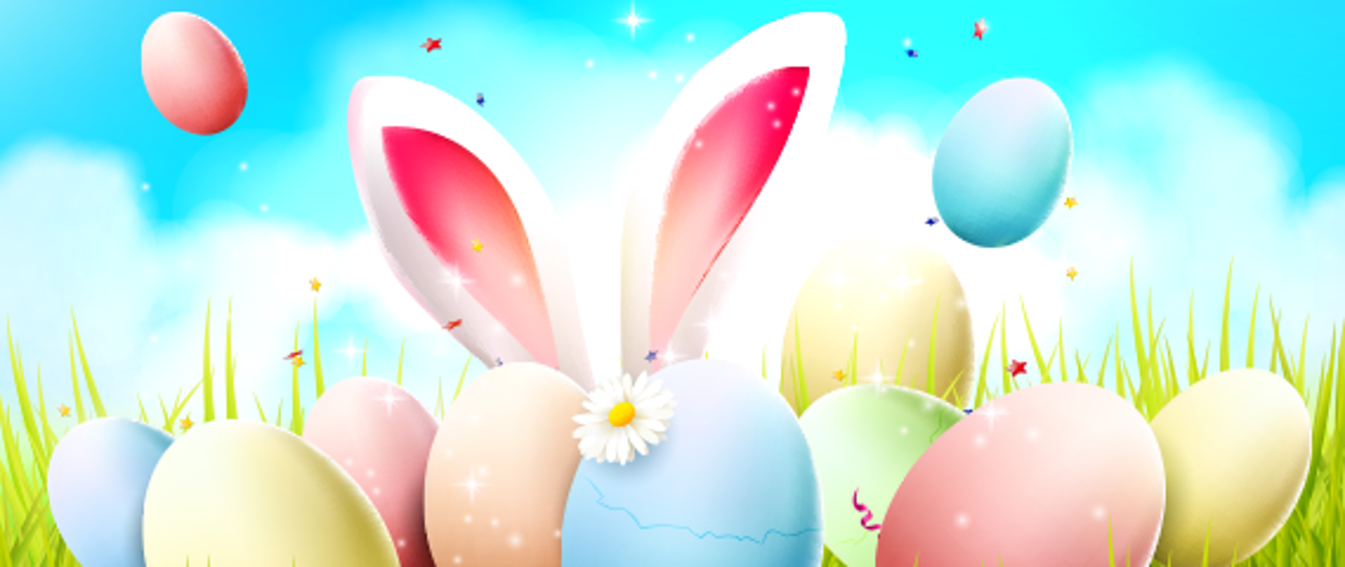 Zdjęcie przedstawia życzenia wielkanocne Komendanta Powiatowego PSP w Wieluniu