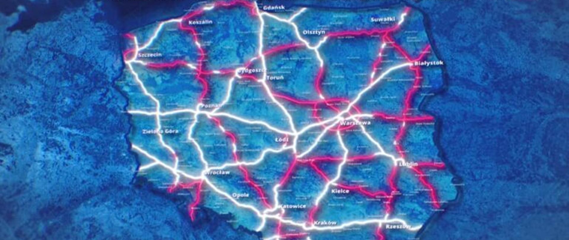 Grafika dotycząca programu budowy dróg