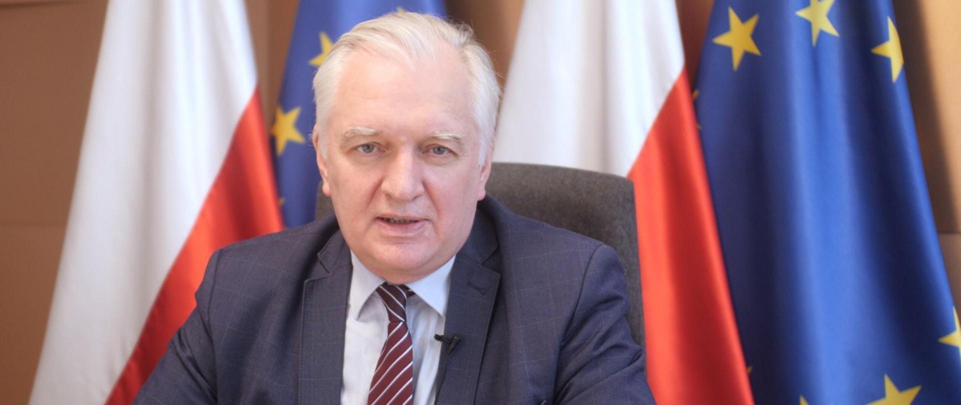 Premier Jarosław Gowin na otwarciu III Forum Akademicko-Gospodarczego