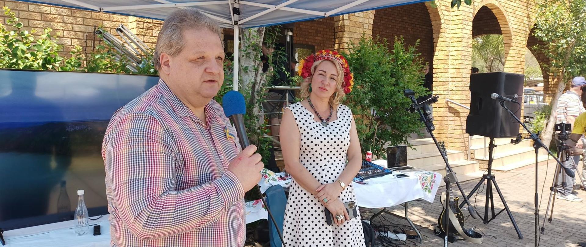 Prezentacja wystawy „Mamo, ja nie chcę wojny” w Pretorii