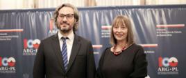 Santiago Cafiero, Canciller de Relaciones Exteriores y Aleksandra Piątkowska, la embajadora de Polonia en Argentina.