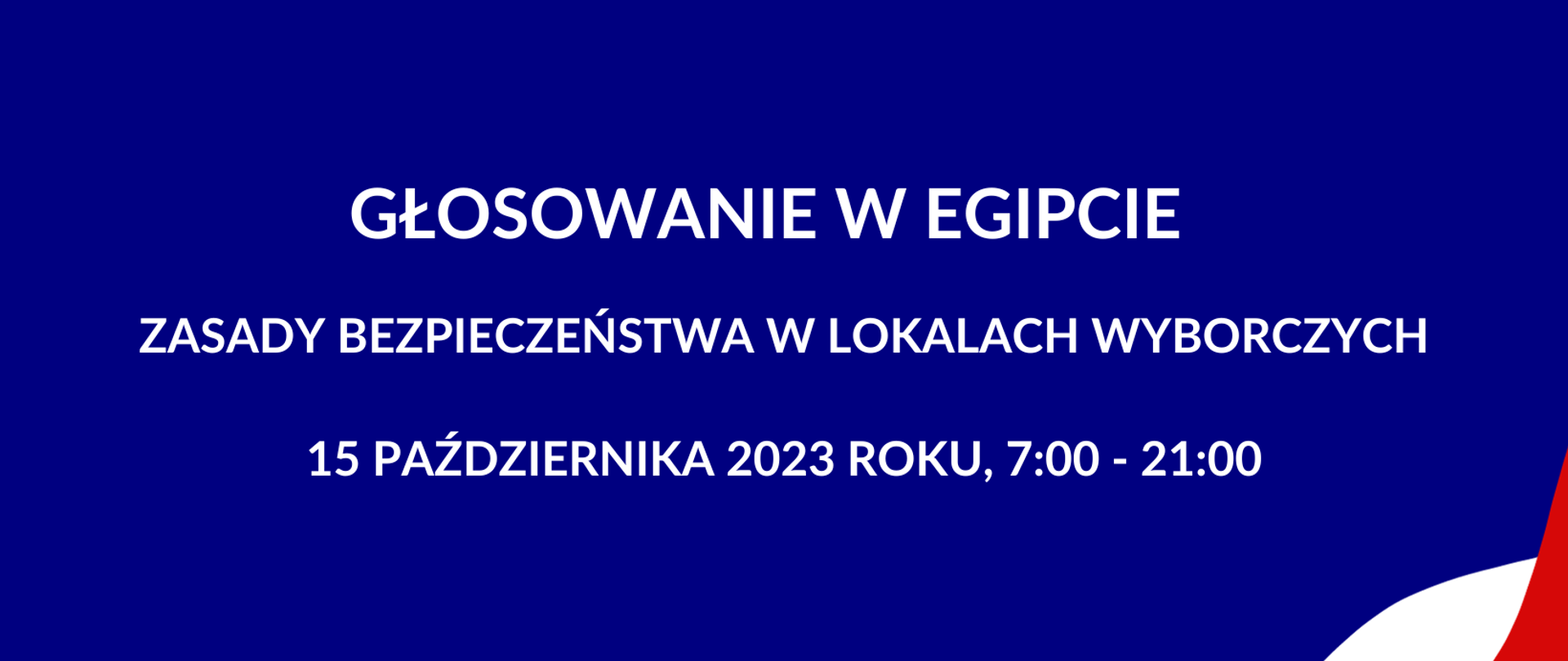 Bezpieczeństwo w lokalu wyborczym