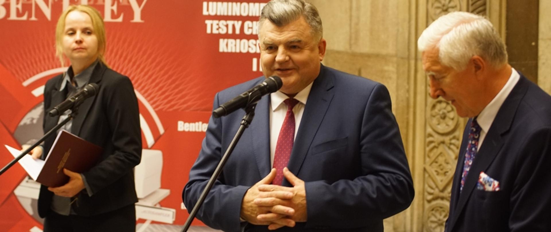 Sekretarz stanu T. Romańczuk otwiera Mleko-Expo