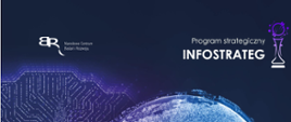 rysunek przedstawia plakat dotyczący programu INFOSTRATEG organizowanego przez NCBiR