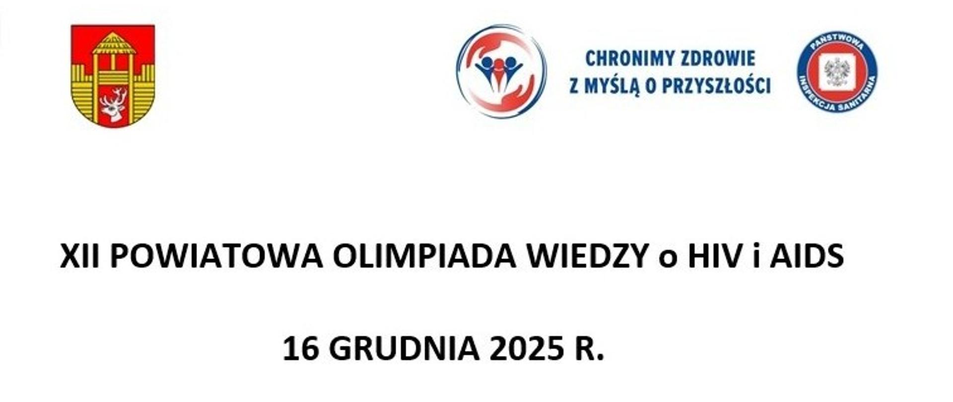 XII Powiatowa Olimpiada Wiedzy o HIV i AIDS, 16 grudnia 2025
