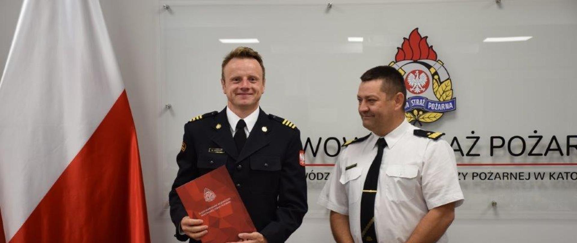 Wyróżnienie dla mł. ogn. Mateusza Grzanki