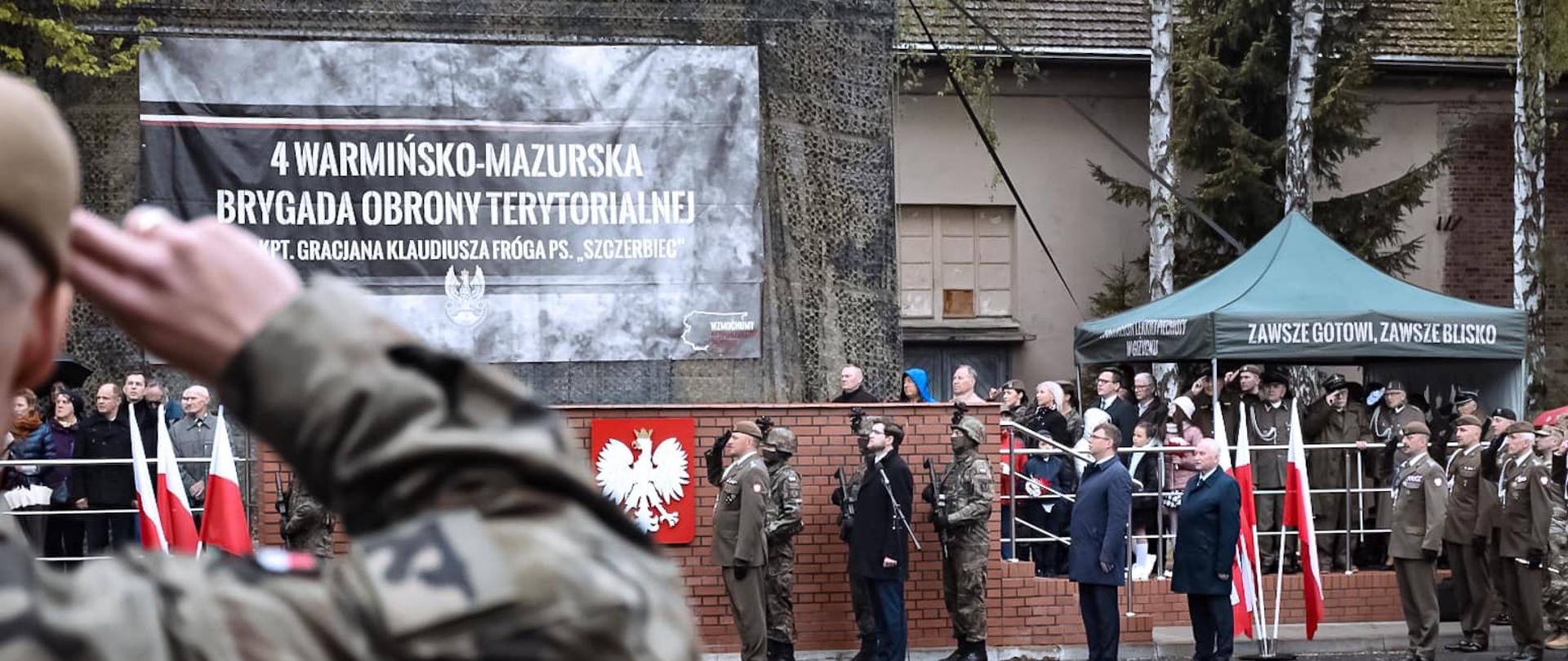 Uroczyste Obchody 5-lecia 4. Warmińsko-Mazurskiej Brygady Obrony Terytorialnej