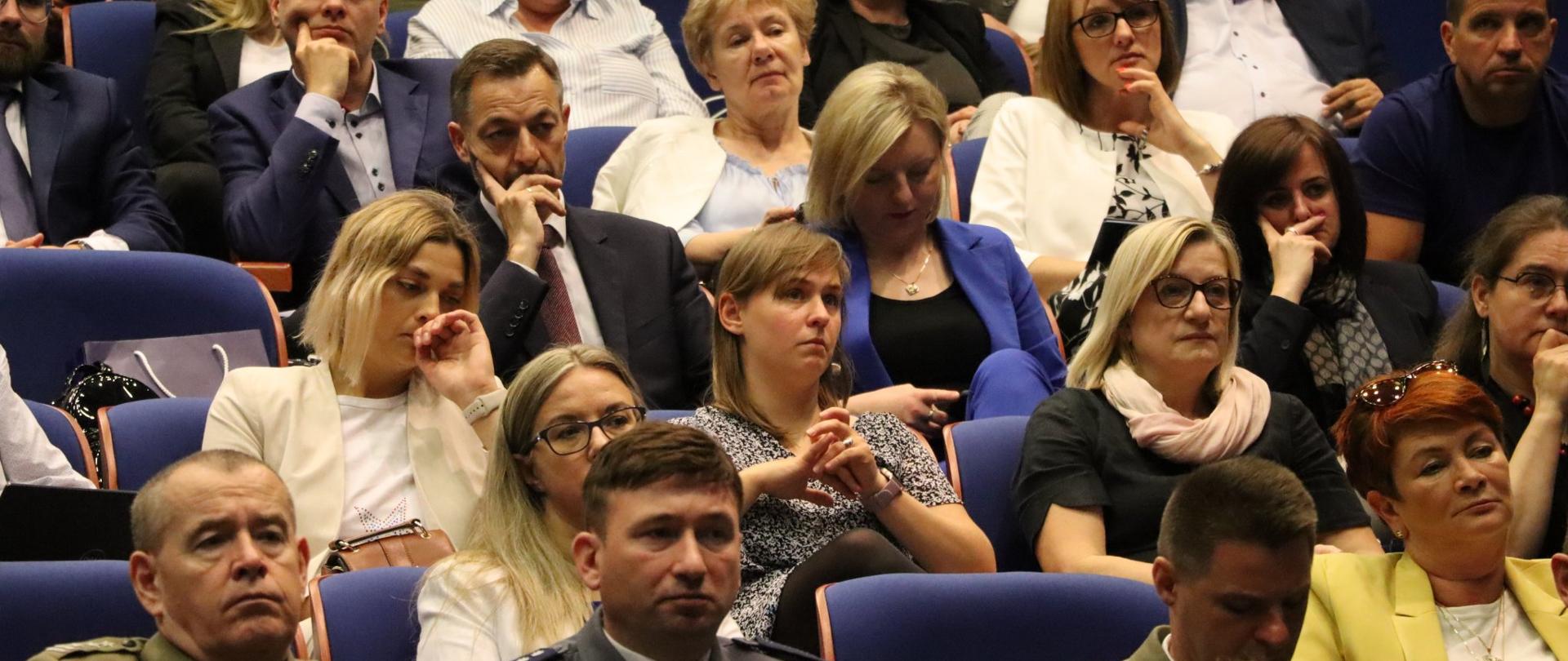 Publiczność podczas konferencji naukowej