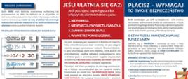 Bezpieczna butla - bezpieczny dom - ulotka
